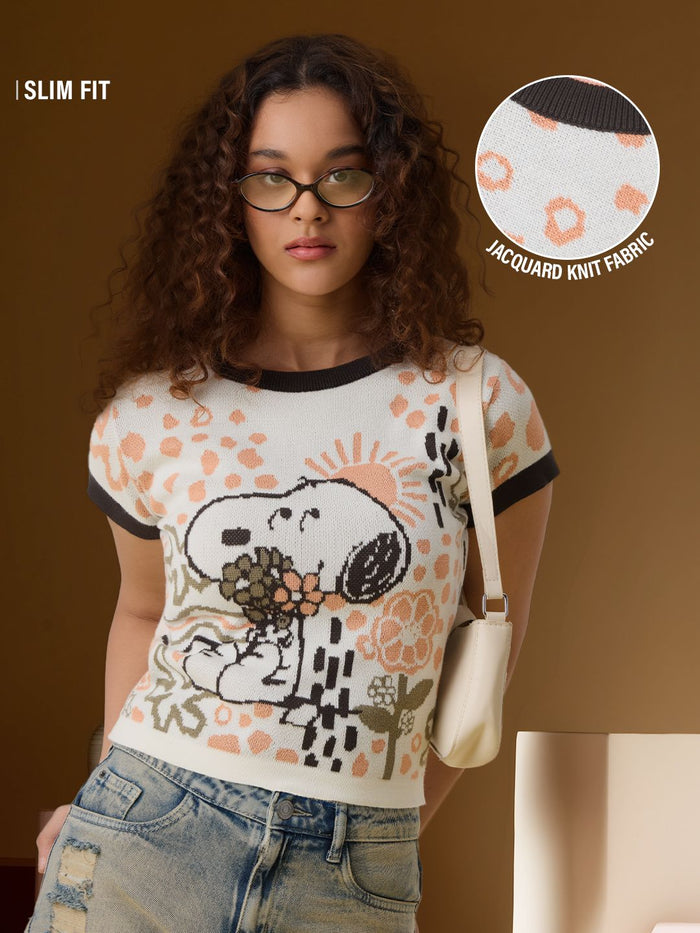 Peanuts: Crayons Women Fitted T-Shirts