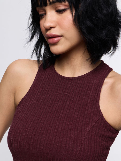 Solid Knit Dress: Vineyard Women Fashion Dresses