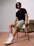 Utility Shorts: Oatmeal Men Cargo Shorts