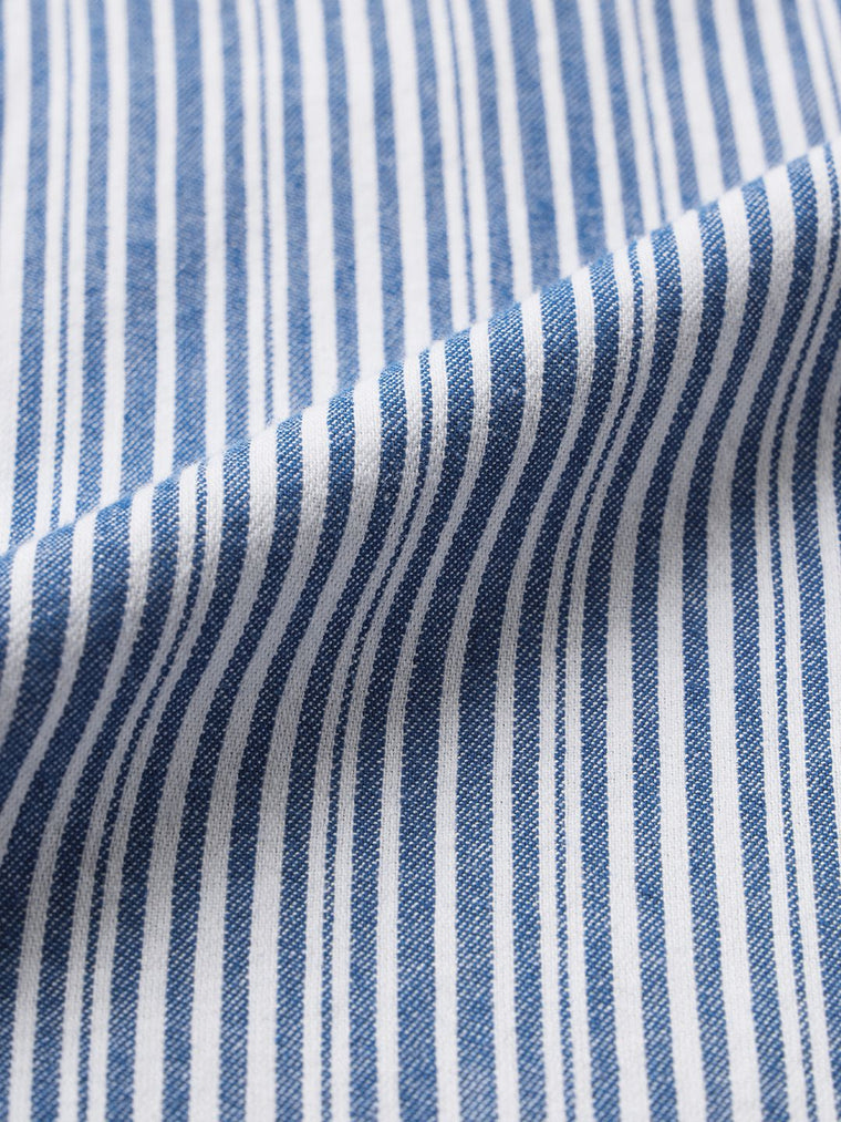 Striped Shirt: Sky High Men Relaxed Shirts