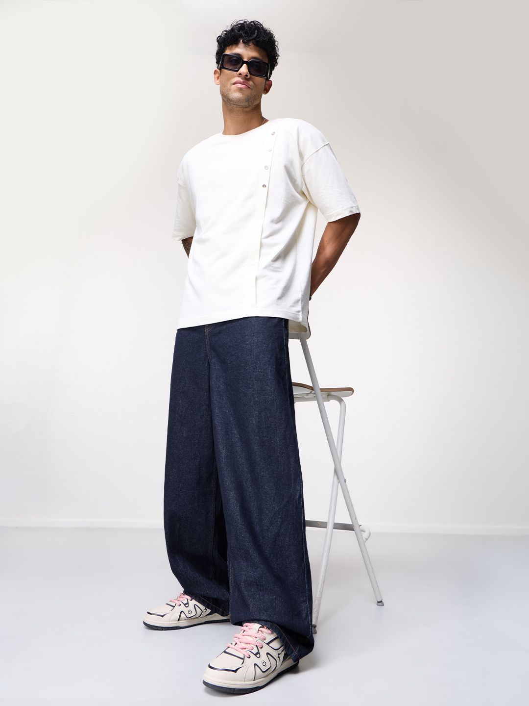 Barrel-Fit Denim: Blue Radius Men Barrel Jeans