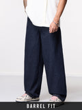 Barrel-Fit Denim: Blue Radius Men Barrel Jeans