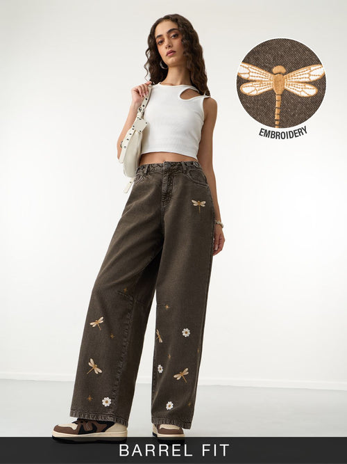 Barrel-Fit Denim: Fairytale Women Barrel Denims