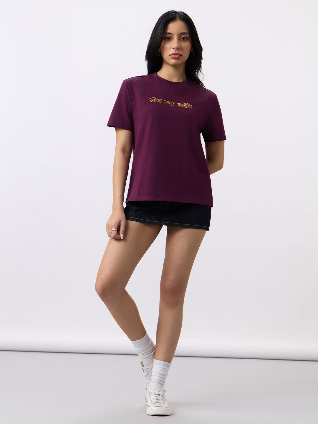 TSS Originals: Log Kya Kahenge Women Relaxed T-Shirts