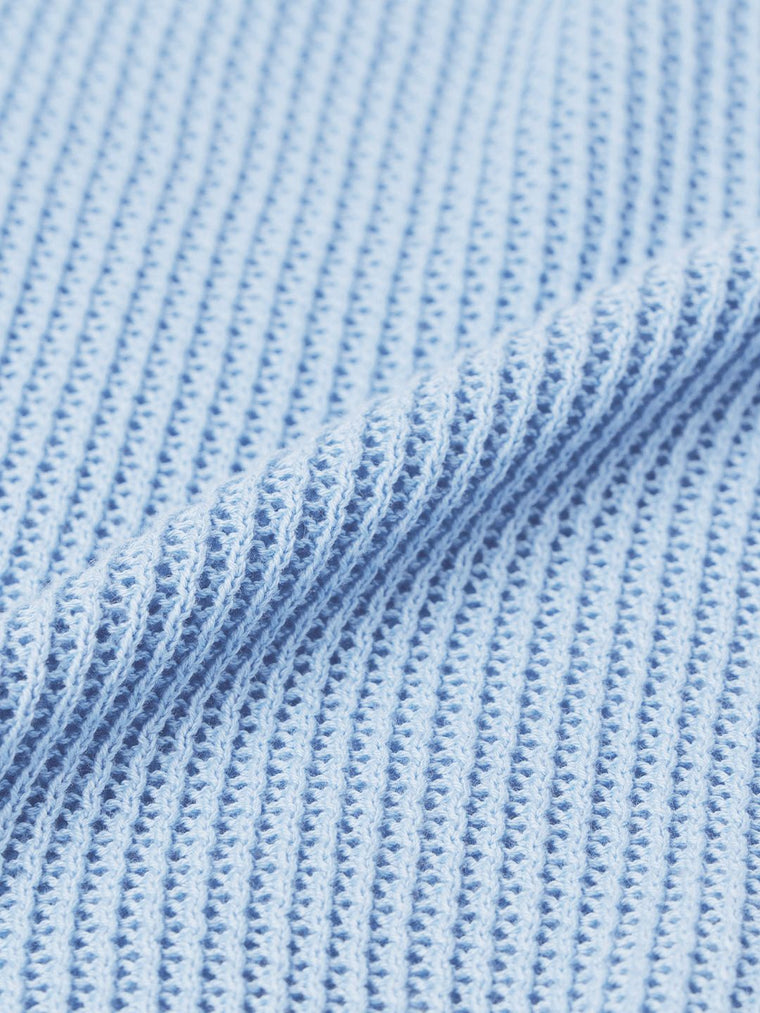Open Knit Polo: Skyline Women Polo T-Shirts