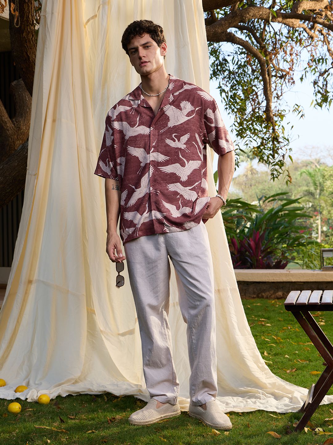 Casual Shirt: Birds Holiday Shirts