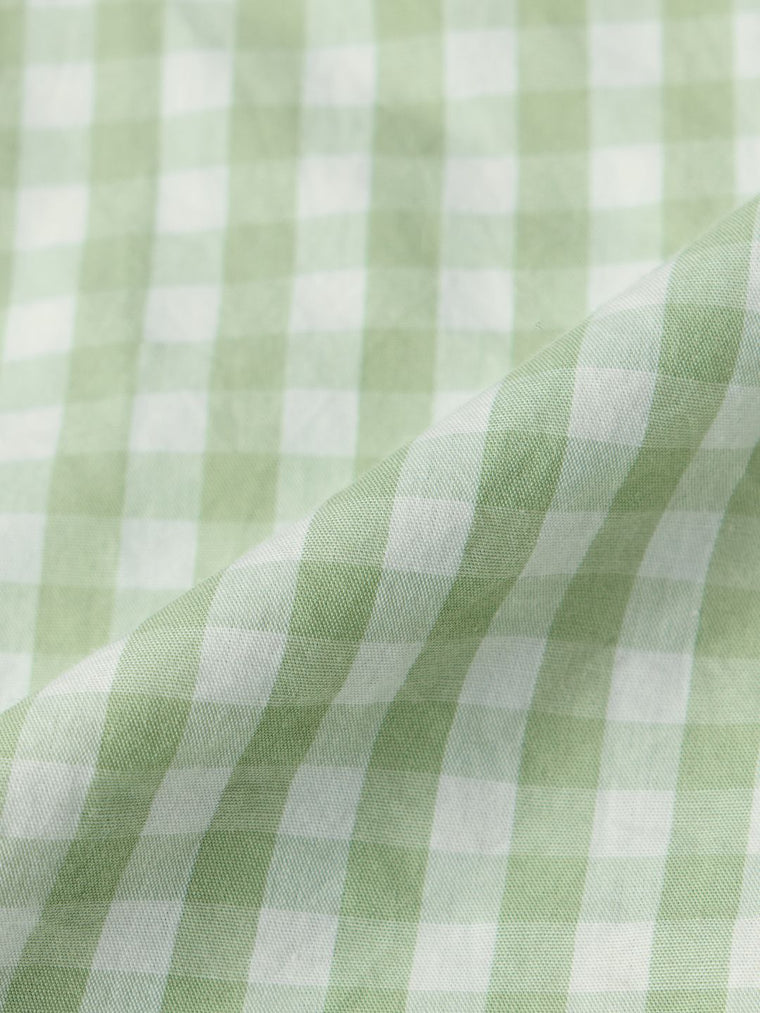 Plaid Shirt: Sleepy Sage Women Lounge Shirts