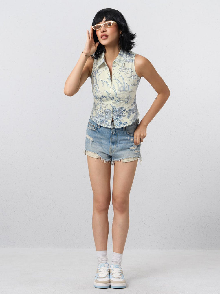 TSS Originals: Blue Rye Women Fashion Tops