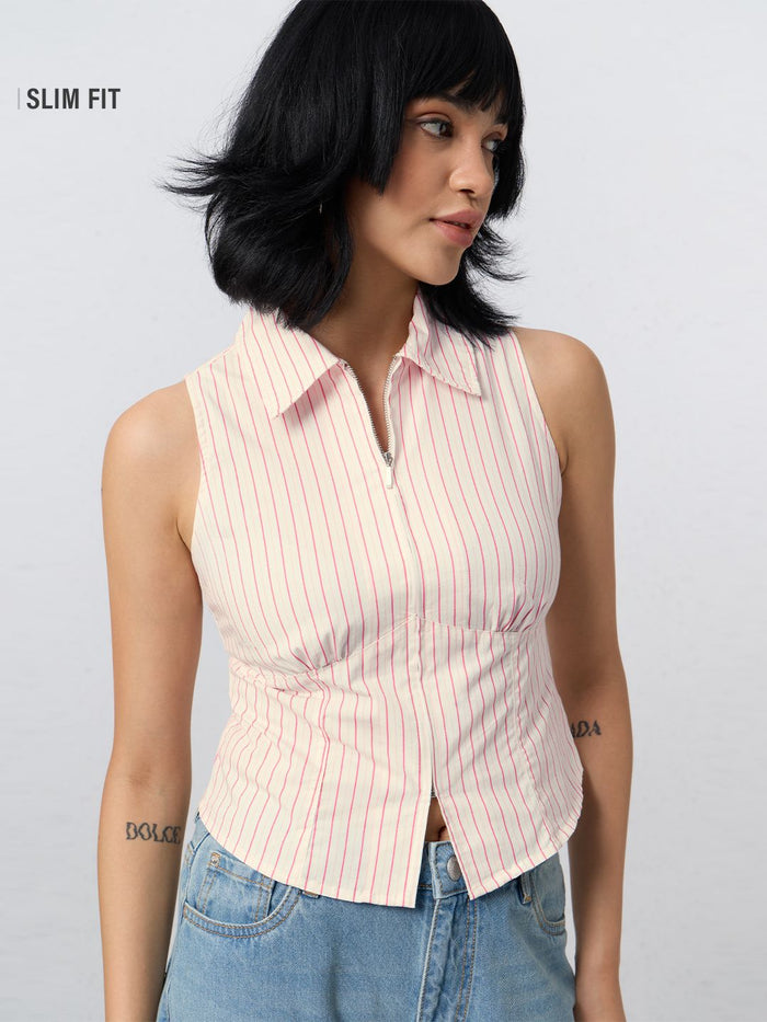 Striped Top: Blossom Women Fashion Tops