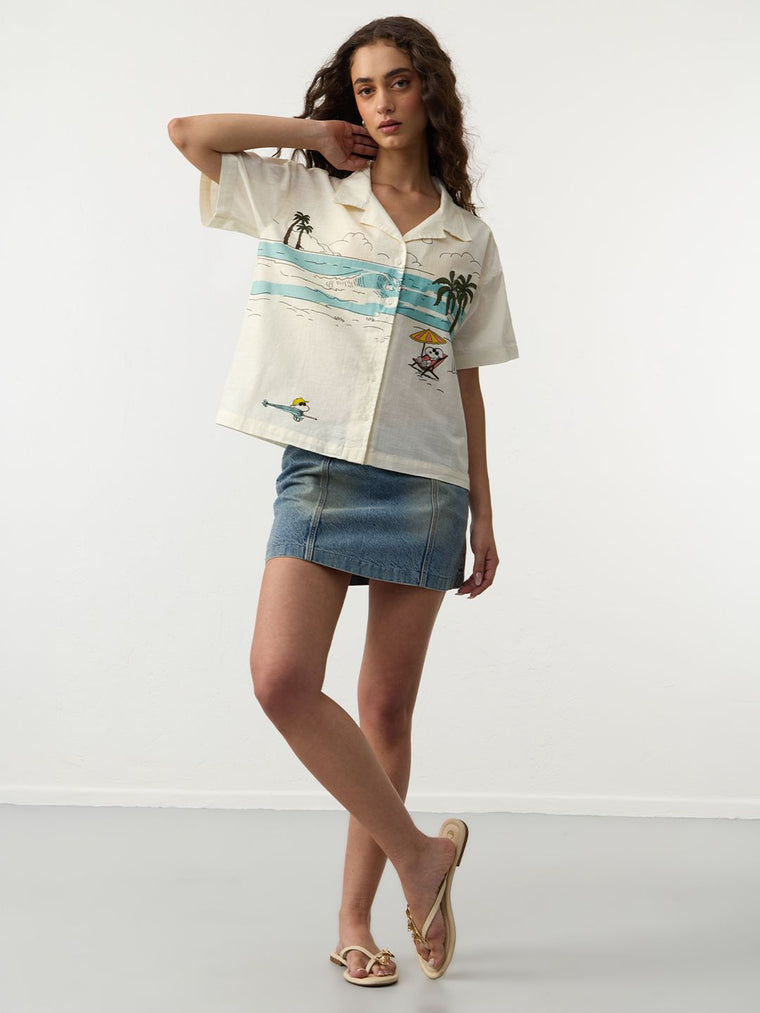 Peanuts: The Beach Women Holiday Shirts