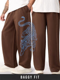 Seamless Jogger: Wild Tiger Men Oversized Joggers