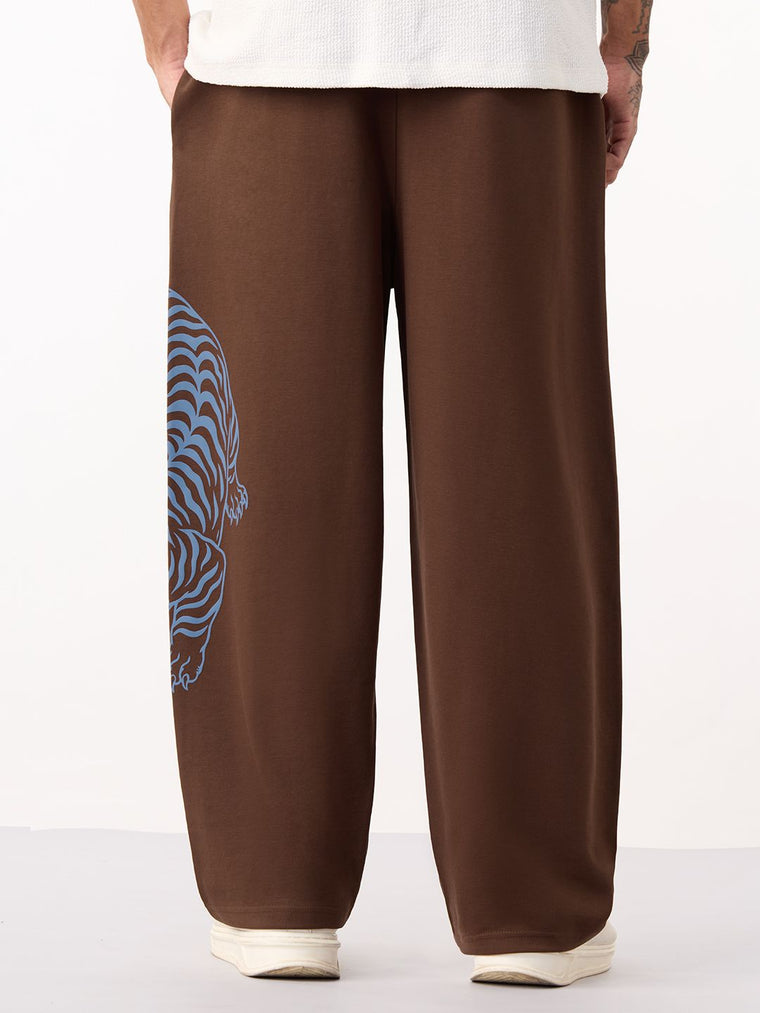 Seamless Jogger: Wild Tiger Men Oversized Joggers