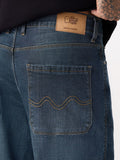 Straight-Fit Denim: Blue Horizon Men Straight Fit Jeans