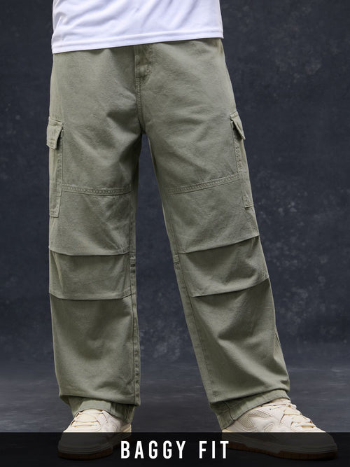 Cargo Denim: Willow Dust Men Cargo Jeans