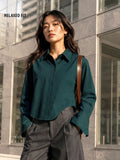 Easy Solids: Celery Women Relaxed Shirts