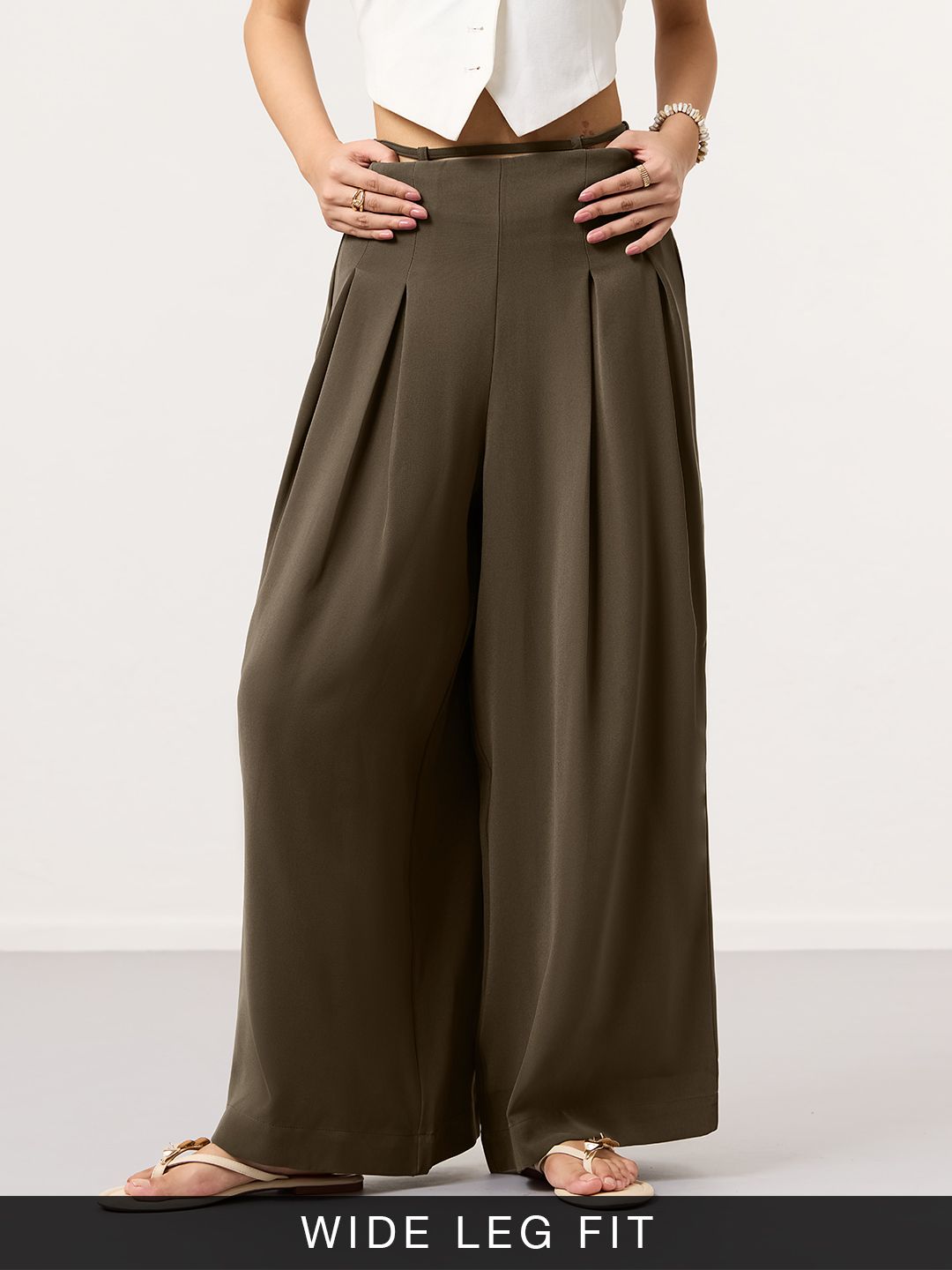 All-Day Pants: Autumn Sage Women Wide Pants