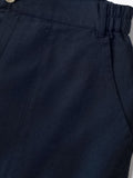 Cotton Linen Pants: Bluestone Women Wide Pants