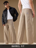 Barrel-Fit Denim: Snakes & Ladders Men Barrel Jeans