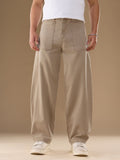 Barrel-Fit Denim: Snakes & Ladders Men Barrel Jeans