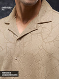 Oversized Shirt: Desert Storm Men Textured Shirts