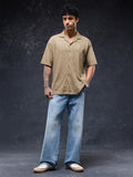 Oversized Shirt: Desert Storm Men Textured Shirts