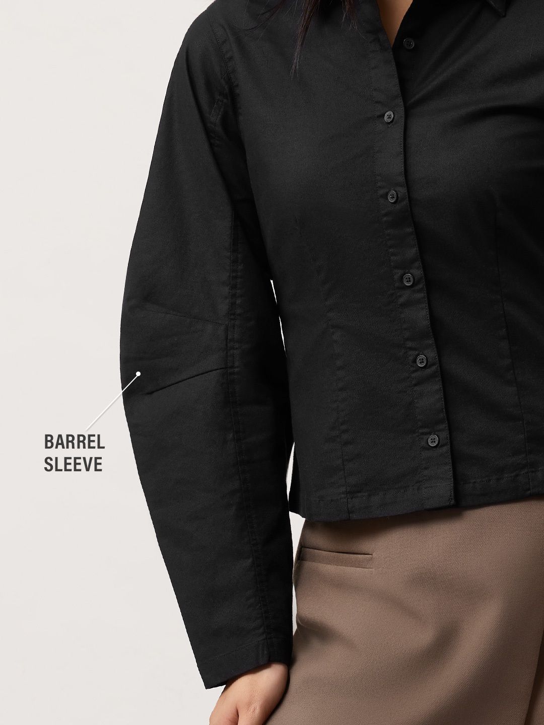 Tailored Solids: Phantom Women Fitted Shirts