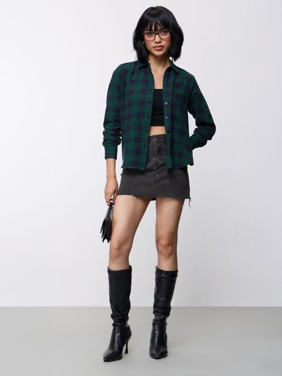 Plaid Shirt: Wildwood Women Relaxed Shirts