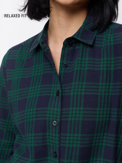 Plaid Shirt: Wildwood Women Relaxed Shirts