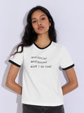 TSS Originals: Antisocial Women Regular T-Shirts