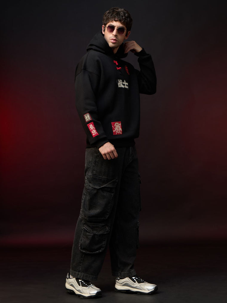 Oversized Hoodie: Warrior Men Oversized Hoodies