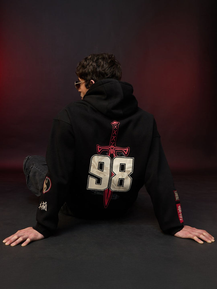 Oversized Hoodie: Warrior Men Oversized Hoodies