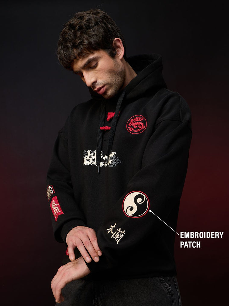 Oversized Hoodie: Warrior Men Oversized Hoodies