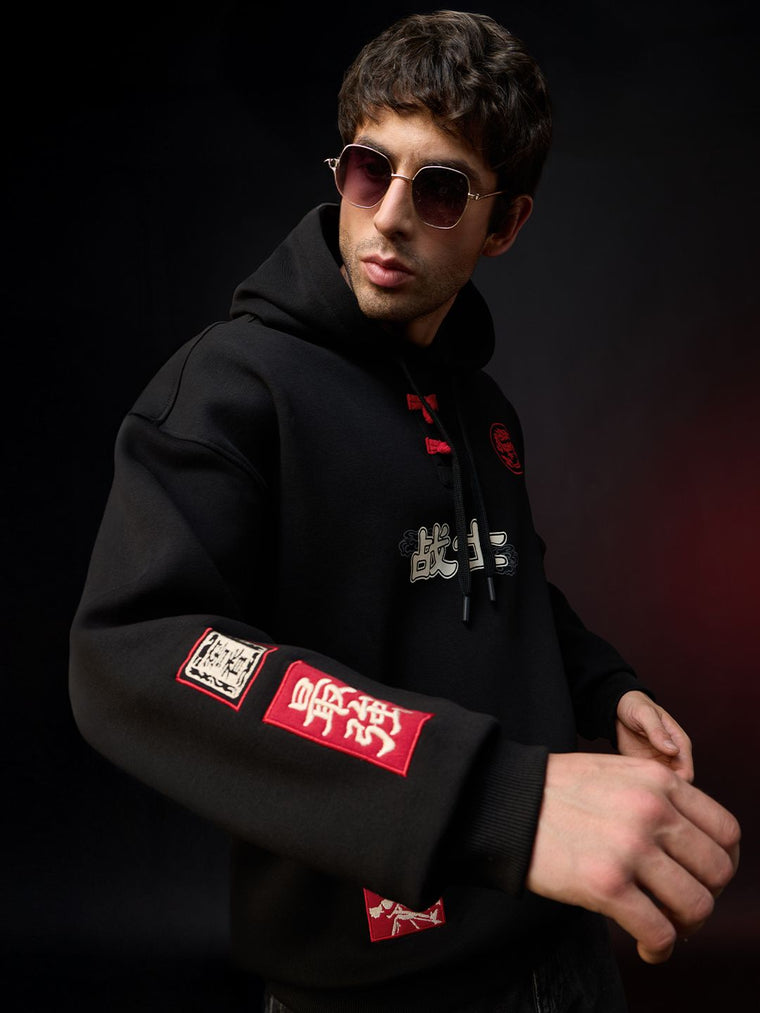Oversized Hoodie: Warrior Men Oversized Hoodies