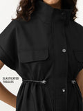 Utility Dress: Rich Black Women Fashion Dresses