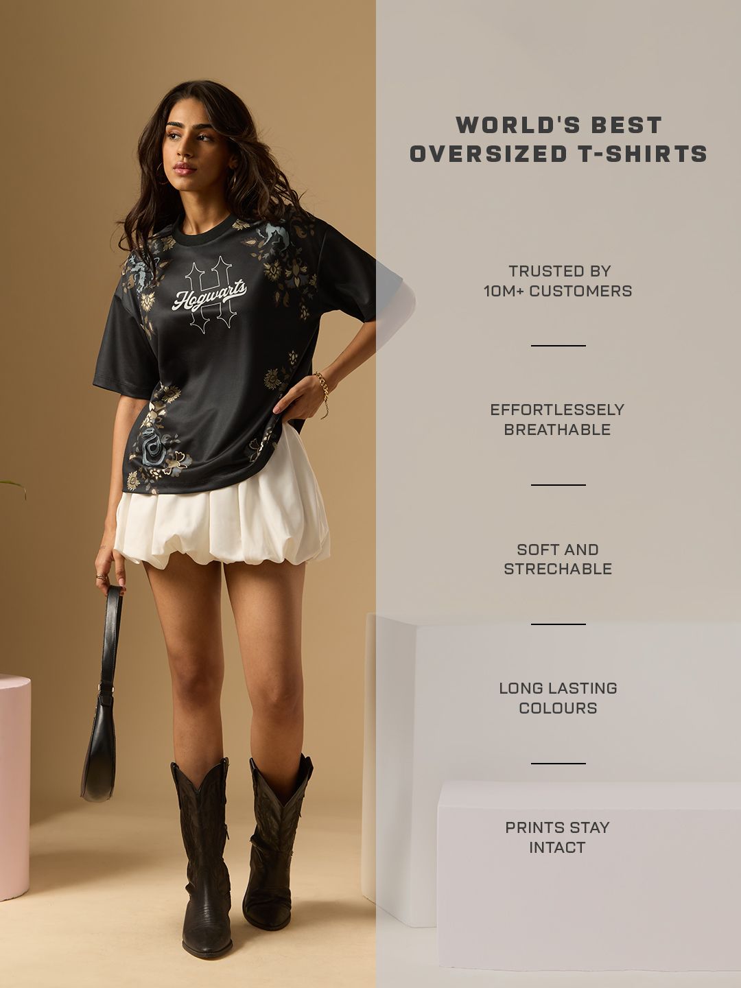 Harry Potter: Desi Legacy Women Oversized Jerseys