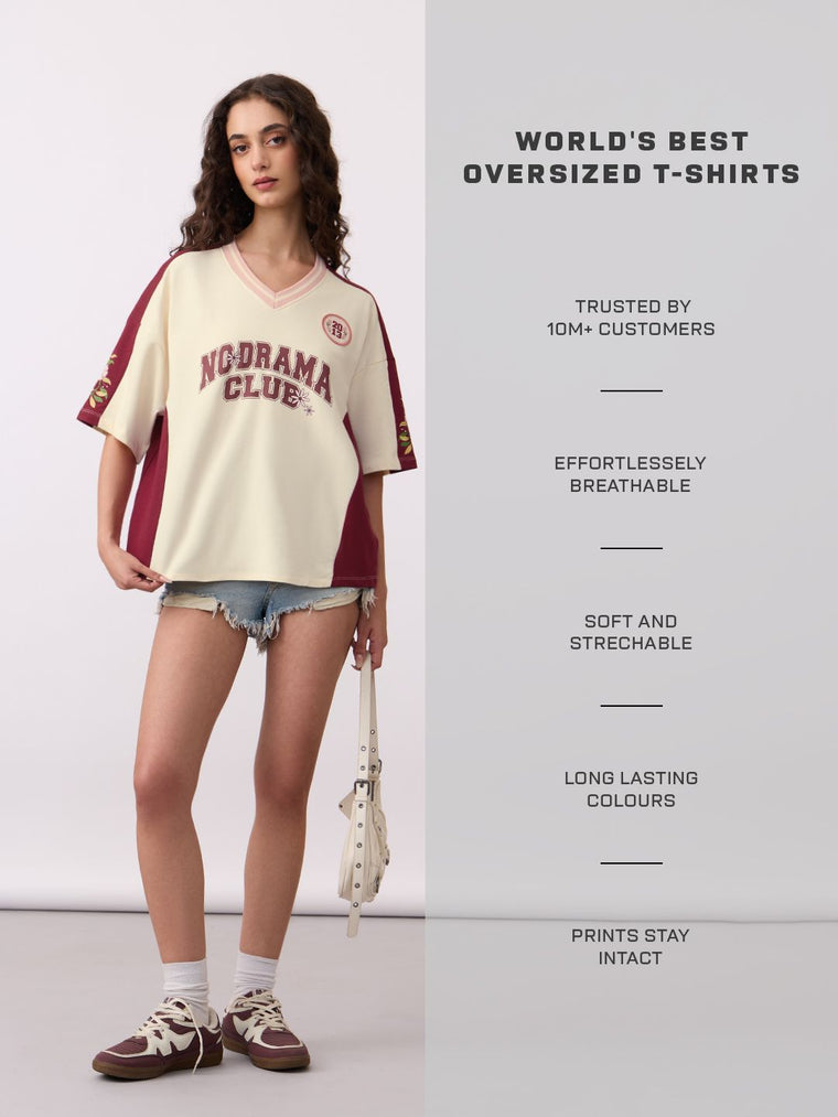TSS Originals: No Drama Women Oversized T-Shirts