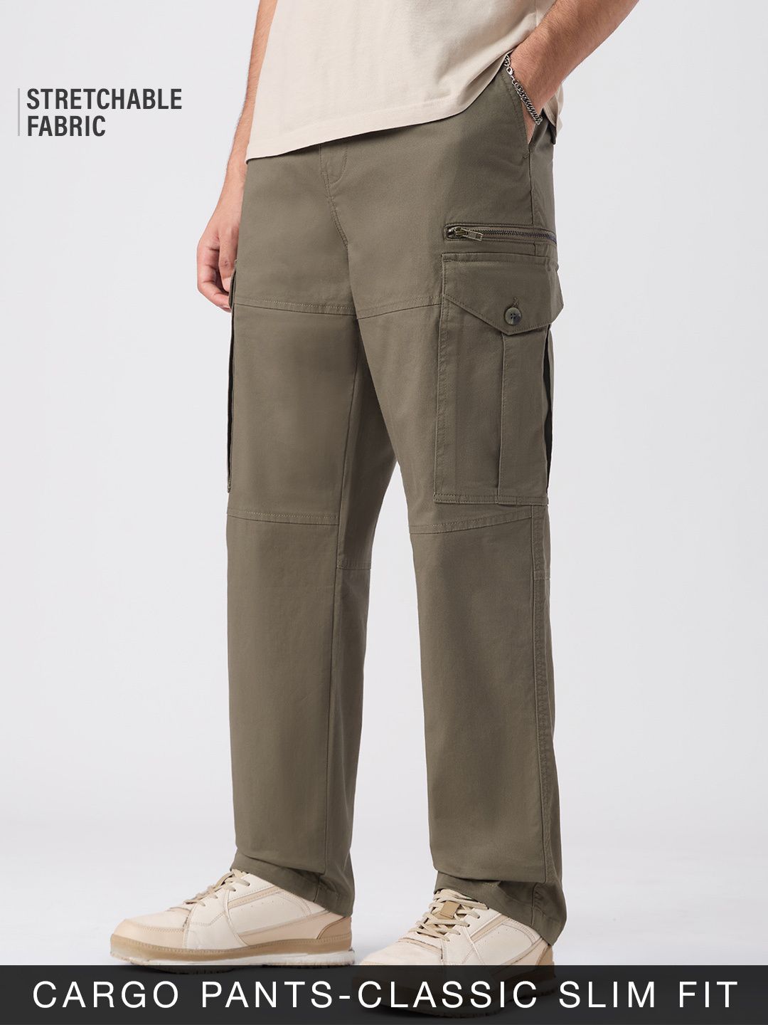 Cargo Pants: Alpine Green Men Cargo Pants