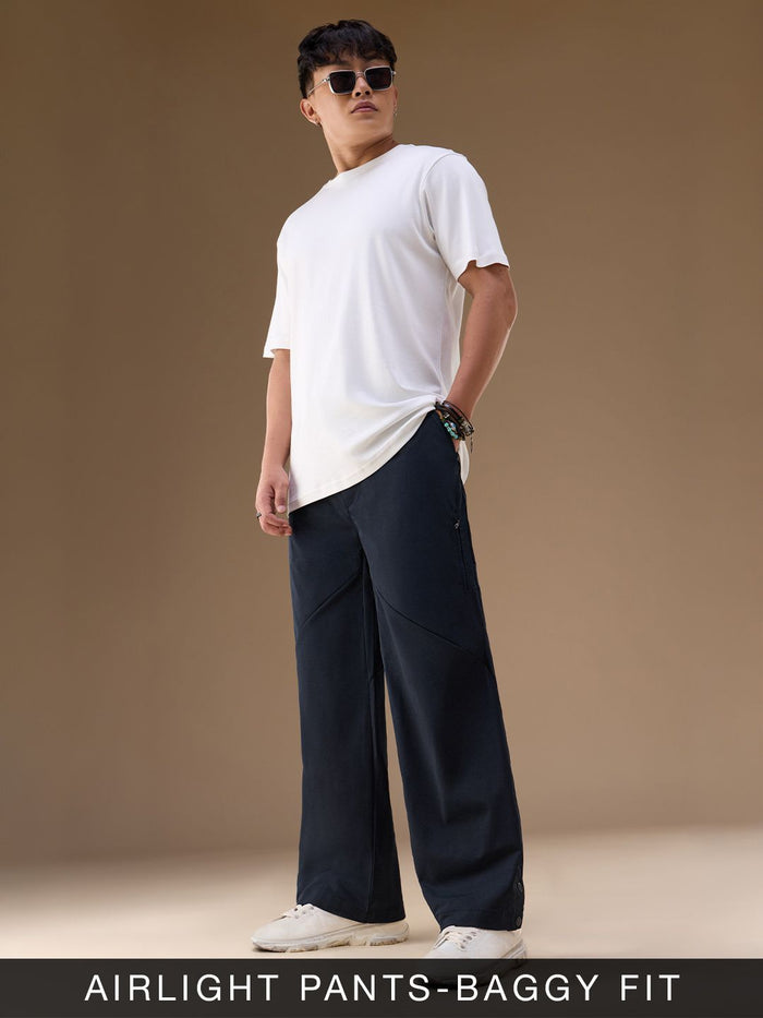 Airlight Utility Pants: Navy Blue Men Pants