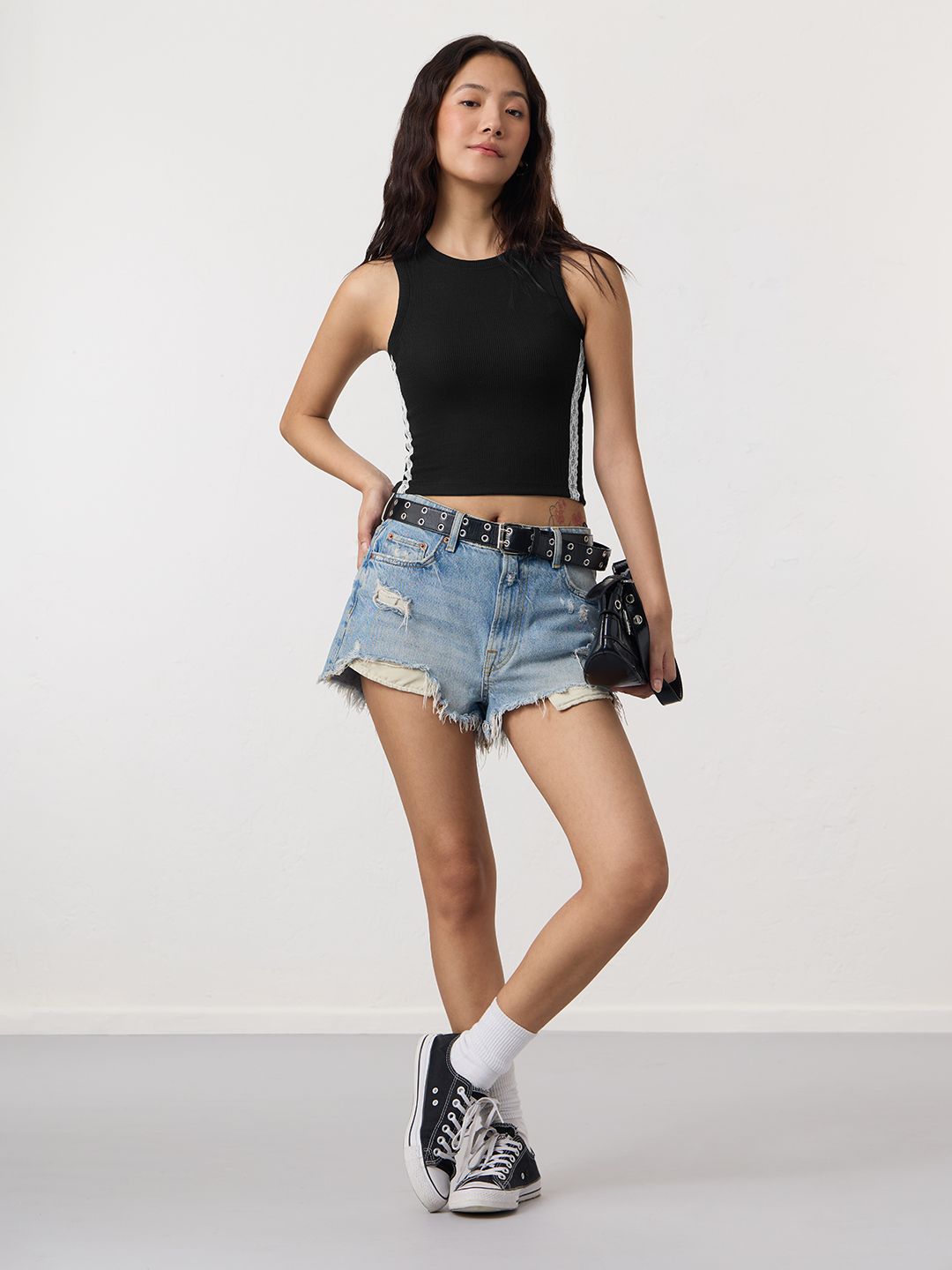 Ribbed Tank-Top: Angela Women Knit Tops