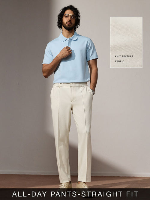 All-Day Pants : Ecru Men Pants