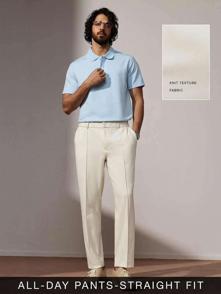 All-Day Pants : Ecru Men Pants